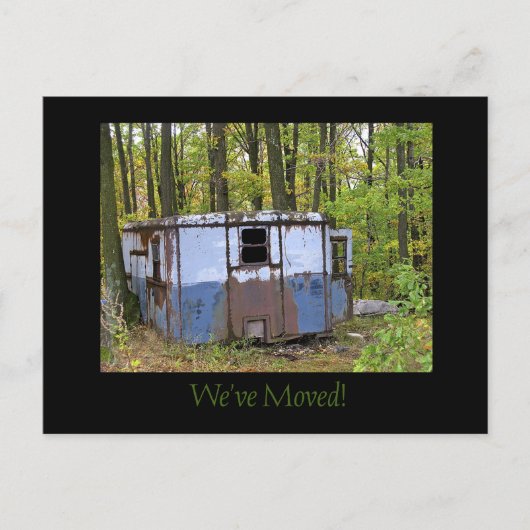 引っ越しましたトレーラーはがき 案内ポストカード (正面)
