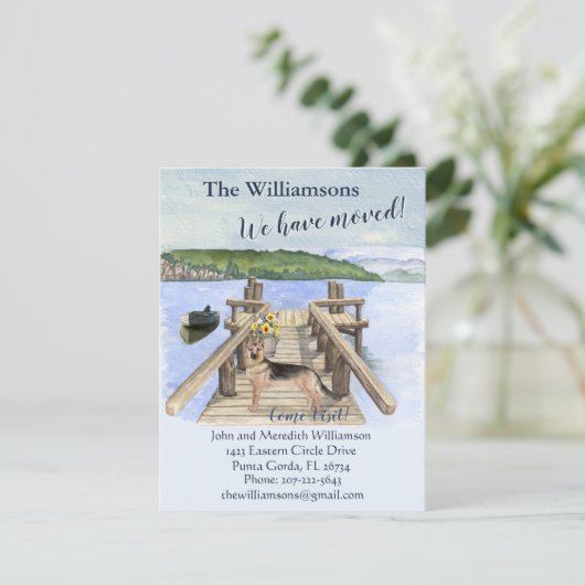 引っ越しましたドッグレイクボートマウンテン波止場移動 案内状 (スタンド正面)