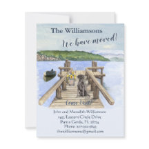 引っ越しましたドッグレイクボートマウンテン波止場移動