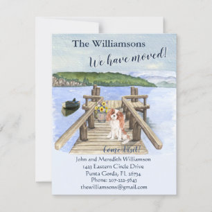 引っ越しましたドッグレイクボートマウンテン波止場移動 案内状