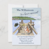 引っ越しましたドッグレイクボートマウンテン波止場移動 案内状