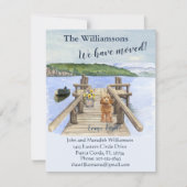 引っ越しましたドッグレイクボートマウンテン波止場移動 案内状 (正面)