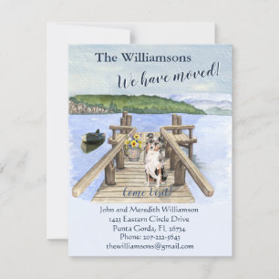引っ越しましたドッグレイクボートマウンテン波止場移動 案内状