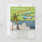 引っ越しましたドッグ海ビーチ予算の移動 案内状 (正面)