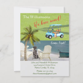 引っ越しましたドッグ海ビーチ予算の移動 案内状