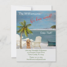 引っ越しましたドッグ海ビーチ予算の移動