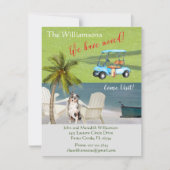 引っ越しましたドッグ海ビーチ移動 案内状 (正面)