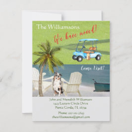 引っ越しましたドッグ海ビーチ移動 案内状