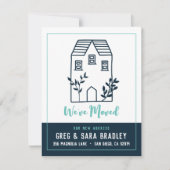 引っ越しましたドールハウスニューアドレスカード カード (正面)