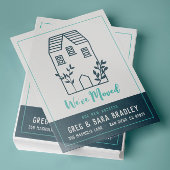 引っ越しましたドールハウスニューアドレスカード カード