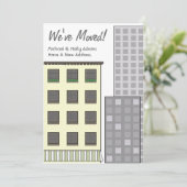 引っ越しましたニューアドレス/ニューアパートメント 案内状 (スタンド正面)