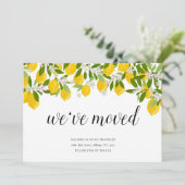 引っ越しましたニューホームアドレスレモンの花 案内状 (スタンド正面)