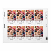 引っ越しましたニューホームカスタムフォトホリデームービング ラベル (フルシート)