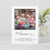 引っ越しましたニューホームカスタムフォトホリデームービング 案内状 (スタンド正面)