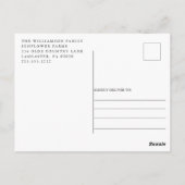 引っ越しましたニューホームカントリー秋 ポストカード (裏面)