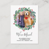 引っ越しましたニューホームグリーンリース写真の移動 エンクロージャーカード (正面)