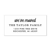 引っ越しましたニューホーム差出人住所 セルフインキングスタンプ (デザイン)