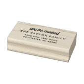 引っ越しましたニューホーム差出人住所 ラバースタンプ (スタンプ)