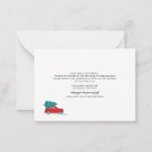 引っ越しましたノプレイスライクホームホリデームービング ノートカード (裏面)