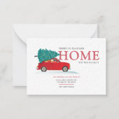 引っ越しましたノプレイスライクホームホリデームービング ノートカード (正面)