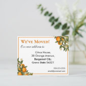 引っ越しましたハウスムーブオレンジフルーツポストカード ポストカード (スタンド正面)