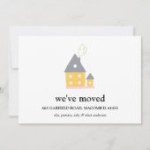 引っ越しましたハウス住所の写真なし 案内状 (正面)