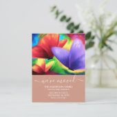 引っ越しましたバラ金ゴールドバタフライニューホームスクリプト 案内状 (スタンド正面)