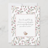 引っ越しましたバードハウスニューホームムービングアナウンスメント 招待状 (裏面)