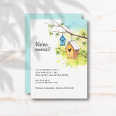 引っ越しましたバードハウス引越し案内 招待状