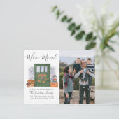 引っ越しましたパンプキンドアフォトホリデームービング 案内ポストカード (スタンド正面)