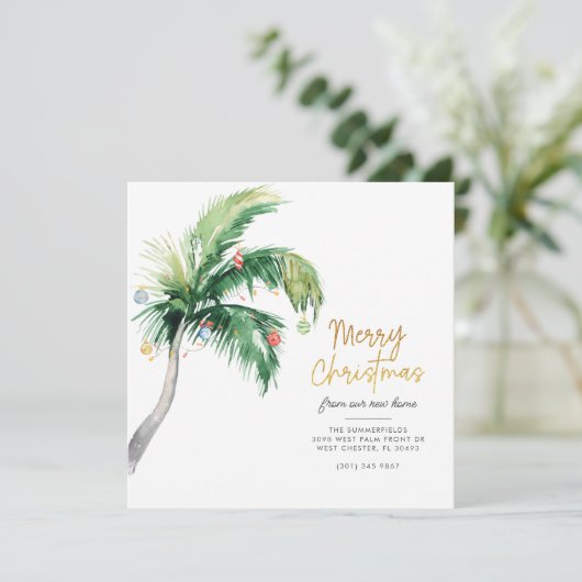 引っ越しましたパームツリーホリデームービング 案内状 (スタンド正面)