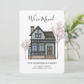 引っ越しましたビクトリアンハウス引越し案内 案内状 (スタンド正面)