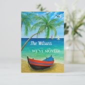 引っ越しましたビーチ海パームズバジェットムービング 案内状 (スタンド正面)