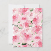 引っ越しましたピンクのフローラ移動のお知らせ 招待状 (裏面)
