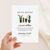 引っ越しましたファミリのアドレス変更 案内状