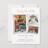 引っ越しましたファミリークリスマスフォトコラージュ移動 (正面)