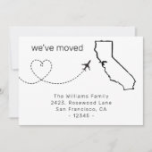 引っ越しましたフライトのカリフォルニア州の移動発表 (正面)