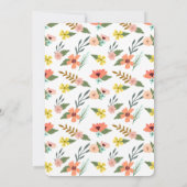 引っ越しましたフローラと緑のメールボックスの新しいアドレス 案内状 (裏面)