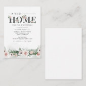 引っ越しましたフローラの移動のモダン変更 ノートカード (正面/裏面)