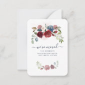 引っ越しましたフローラの移動アドレスのお知らせ ノートカード (正面)