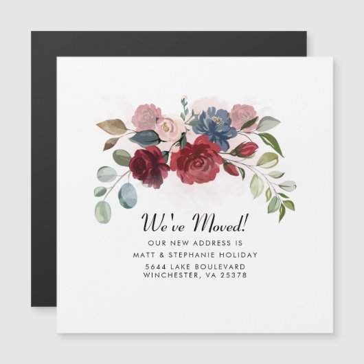 引っ越しましたフローラアドレス更新のお知らせ (正面/裏面)