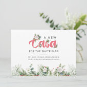 引っ越しましたフローラベリームービングアドレス 案内状 (スタンド正面)