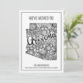 引っ越しましたフローラマンダラアリゾナ州ニューホーム 案内状 (スタンド正面)