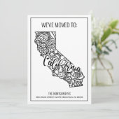 引っ越しましたフローラマンダラカリフォルニア州ホーム 案内状 (スタンド正面)