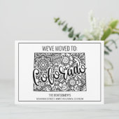 引っ越しましたフローラマンダラコロラド州ホーム 案内状 (スタンド正面)