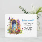 引っ越しましたフローララベンダーフラワーズドア 案内状 (スタンド正面)