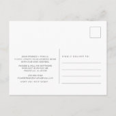 引っ越しましたフローラ移動の変更 案内ポストカード (裏面)