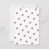 引っ越しましたフローラ自転車の新しい住所ホーム移動 案内状 (裏面)