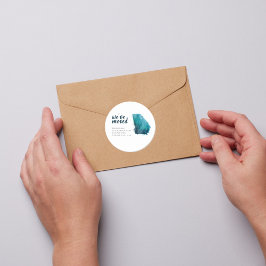 引っ越しましたブルーウォーターカラージョージア ラウンドシール