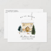 引っ越しましたホリデーウィンタースノークリスマスハウス 案内ポストカード (正面/裏面)
